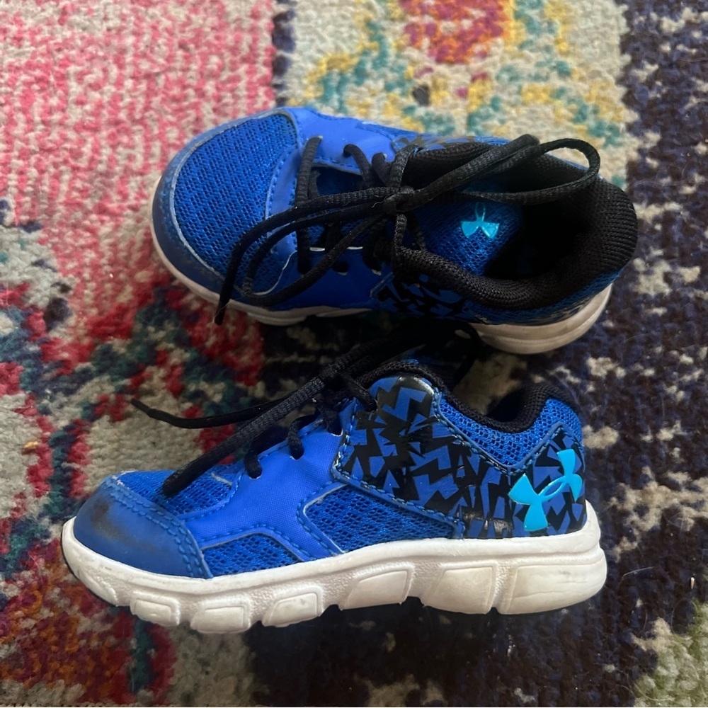 Under Armour Kids Blue Athletic Shoes